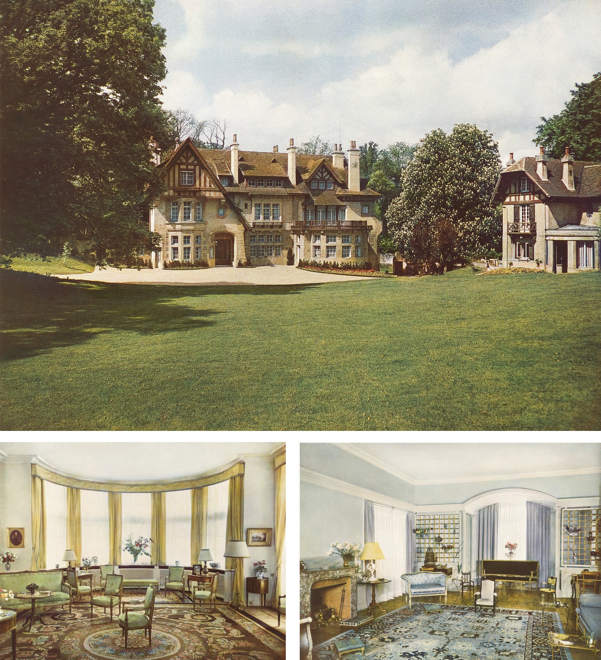 ALBUM DE PHOTOGRAPHIES DE VUES D'INTERIEUR DU MANOIR DU COEUR VOLANT