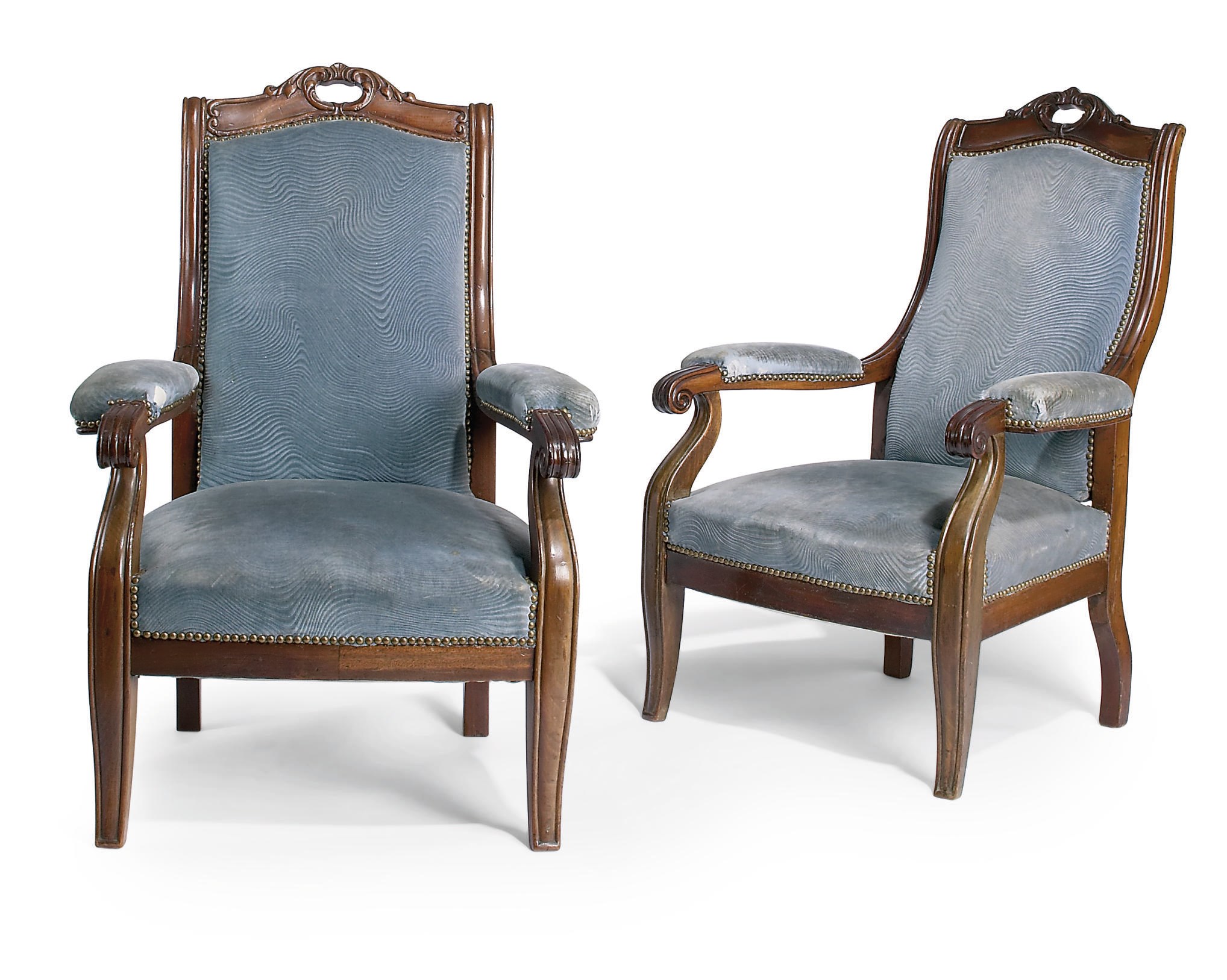 PAIRE DE FAUTEUILS D'ENFANT DU MILIEU DU XIXEME SIECLE