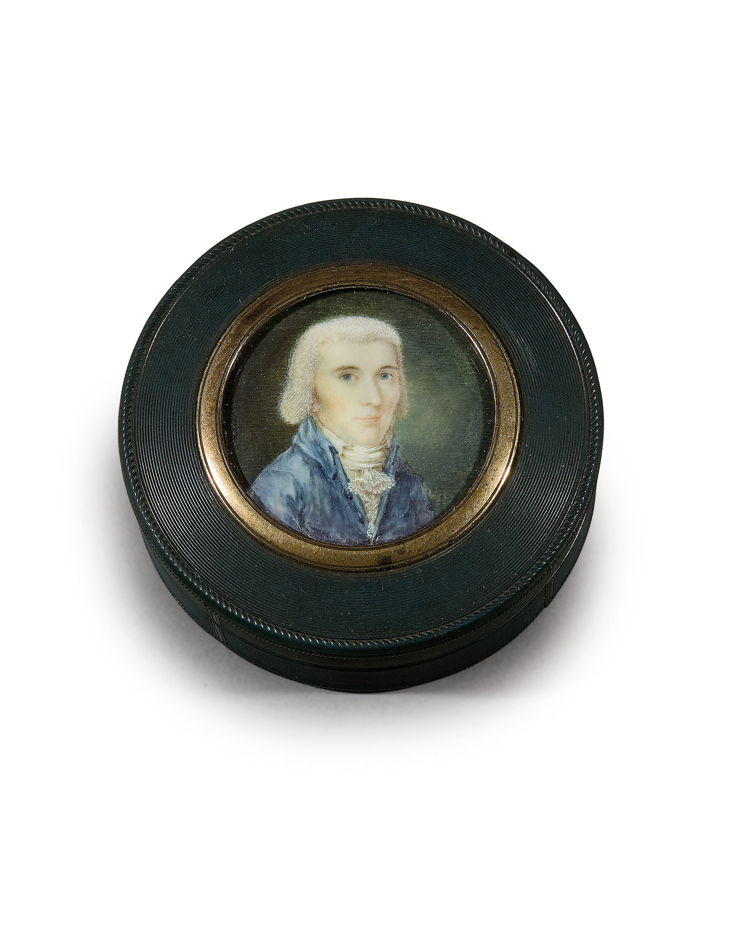 DRAGEOIR LOUIS XVI EN POUDRE D'ECAILLE VERTE