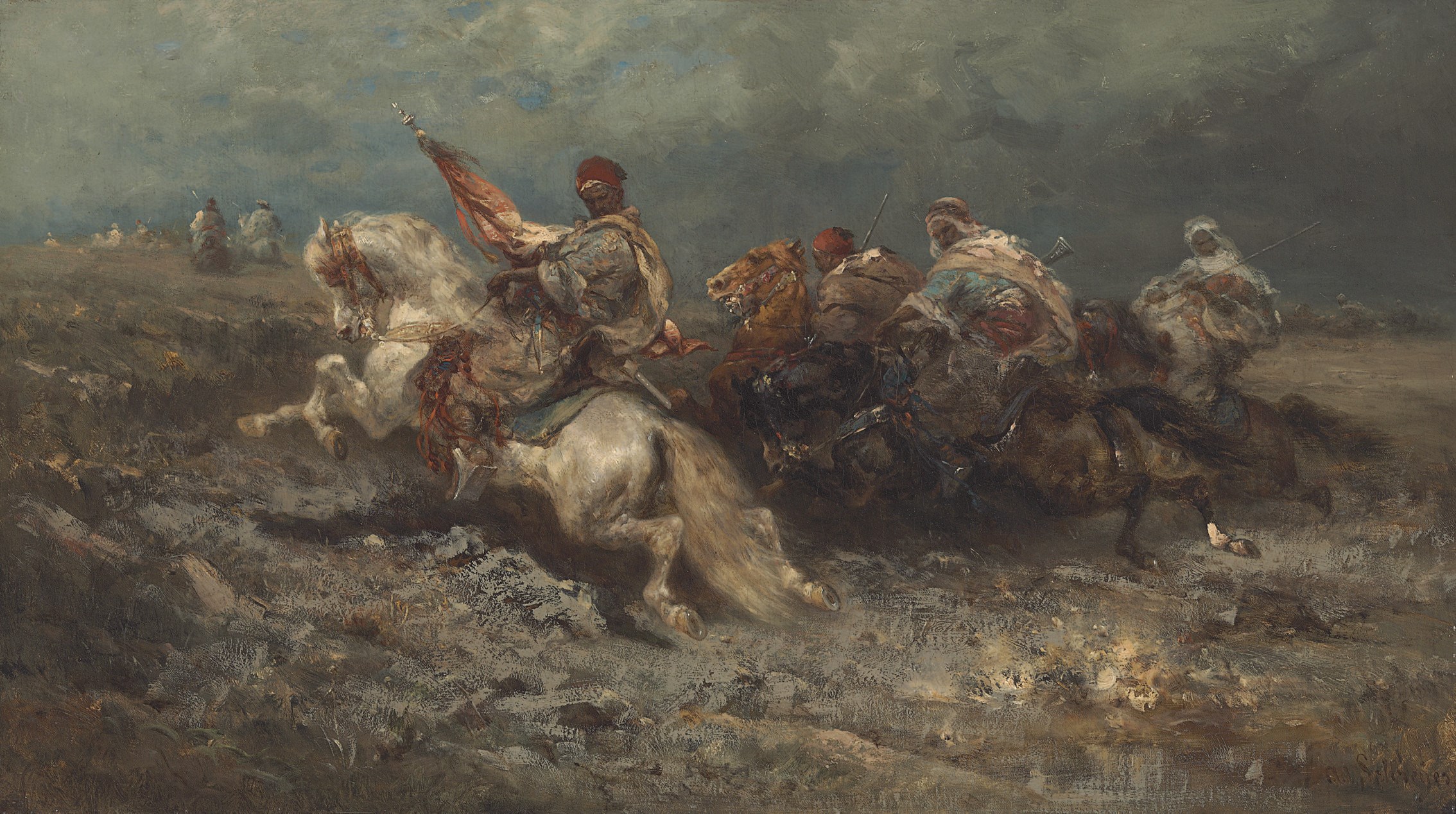 Adolf Schreyer (German, 1828-1899)
