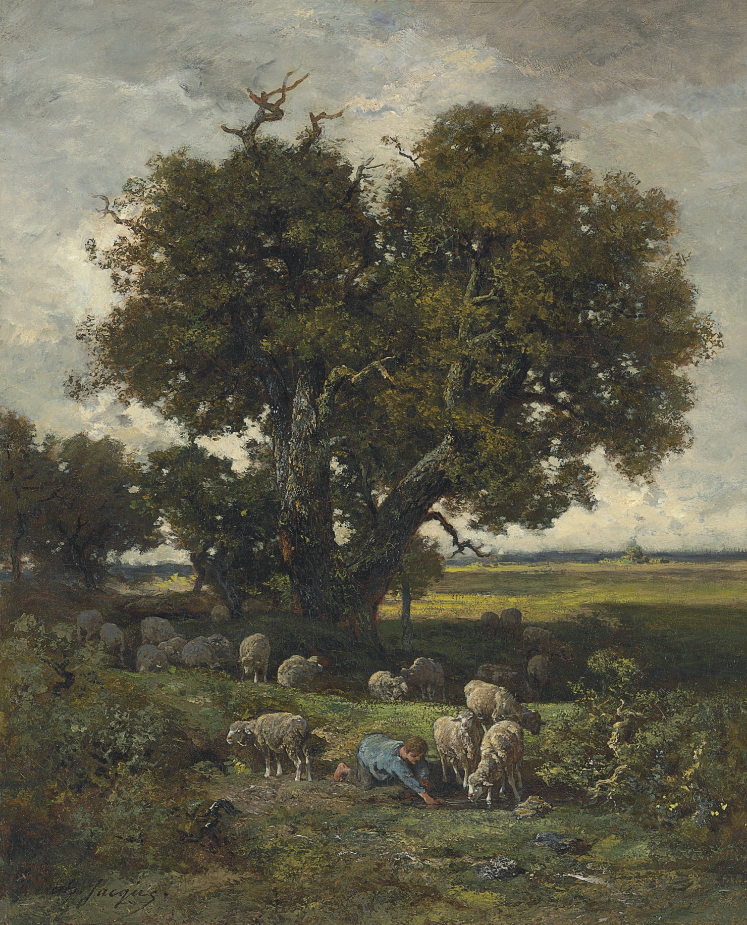 Charles Émile Jacque (French, 1813-1894)
