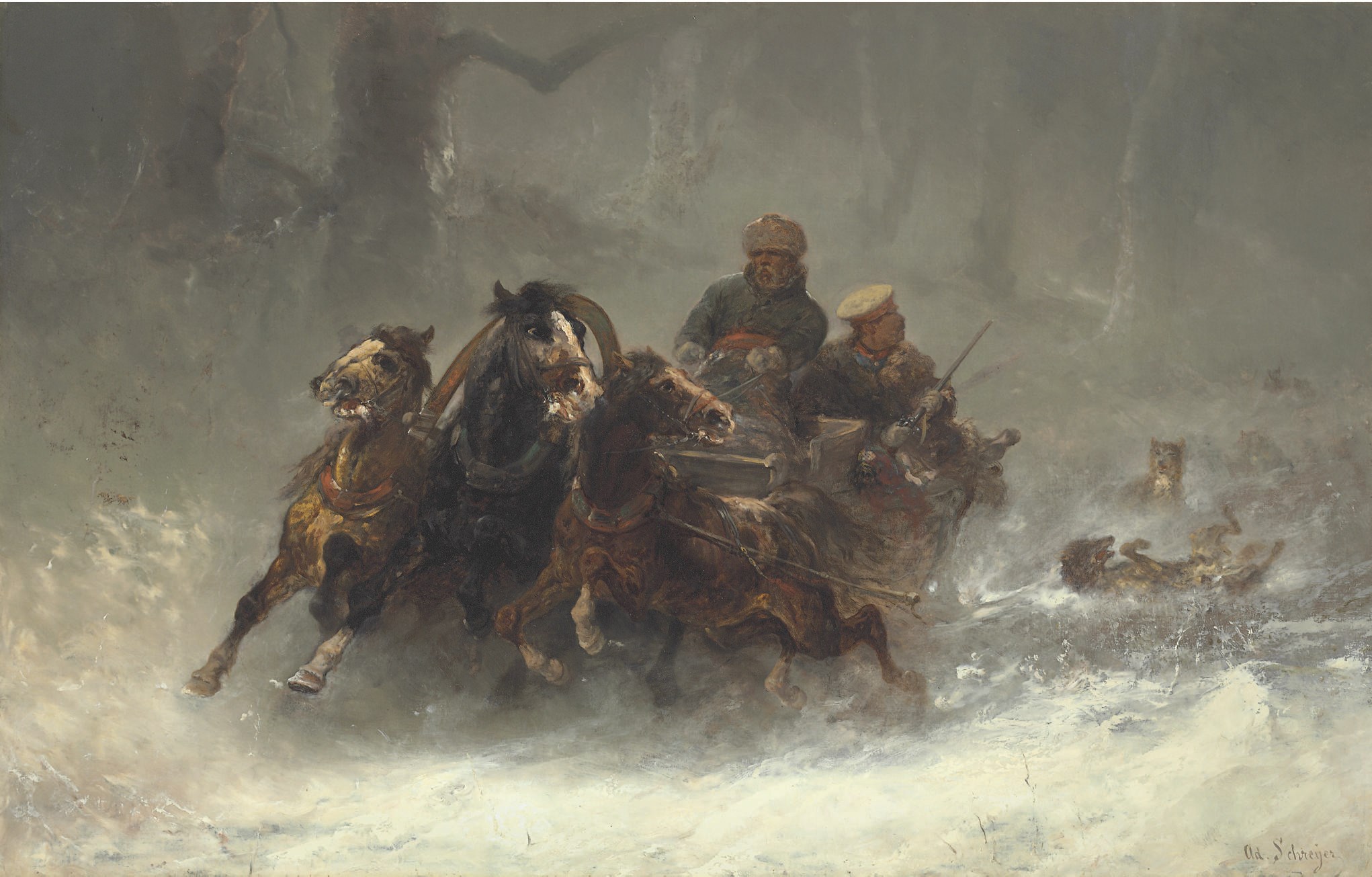 Adolf Schreyer (German, 1828-1899)