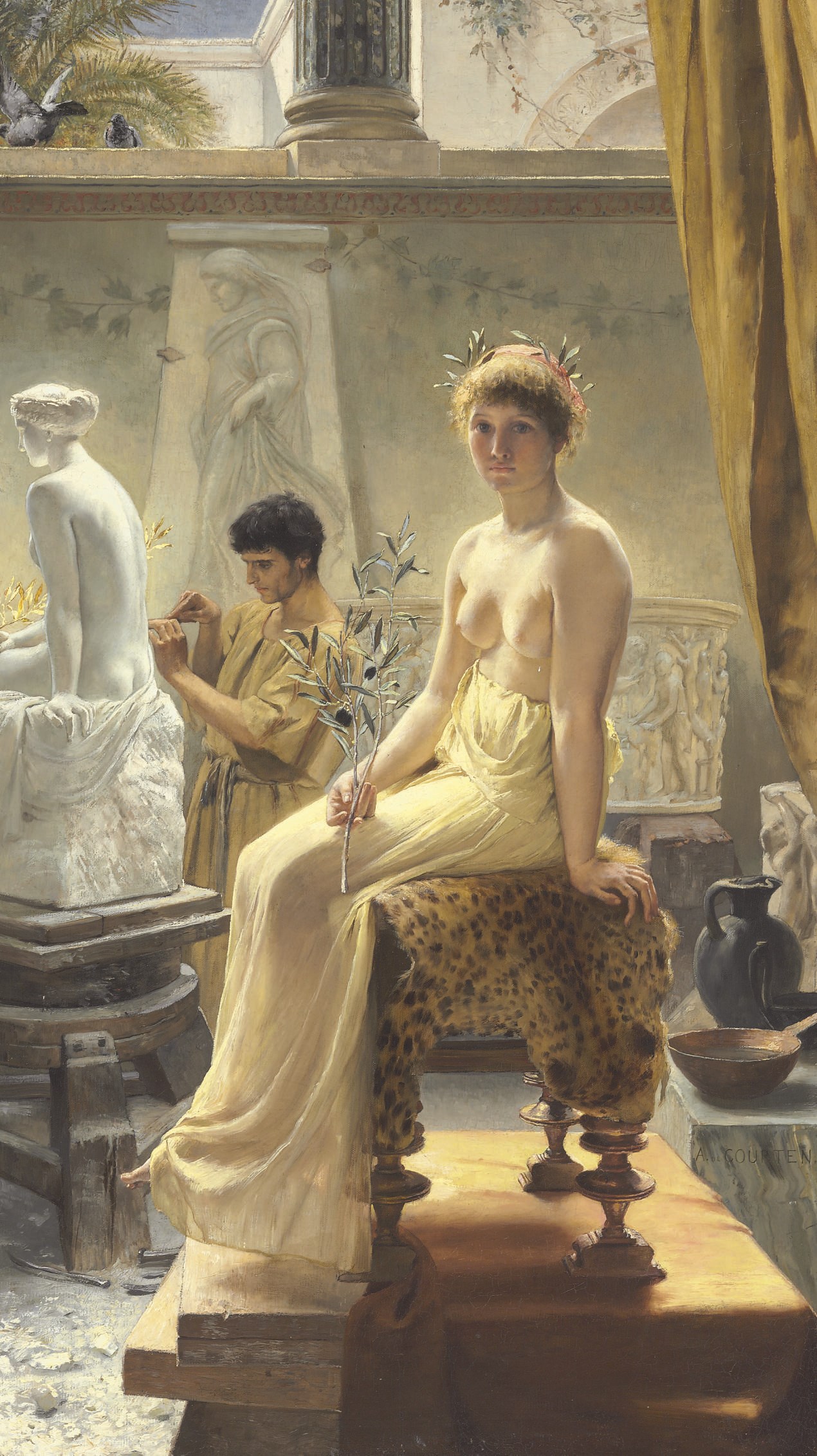 Angelo Comte de Courten (ITALIAN, 1848-1925)