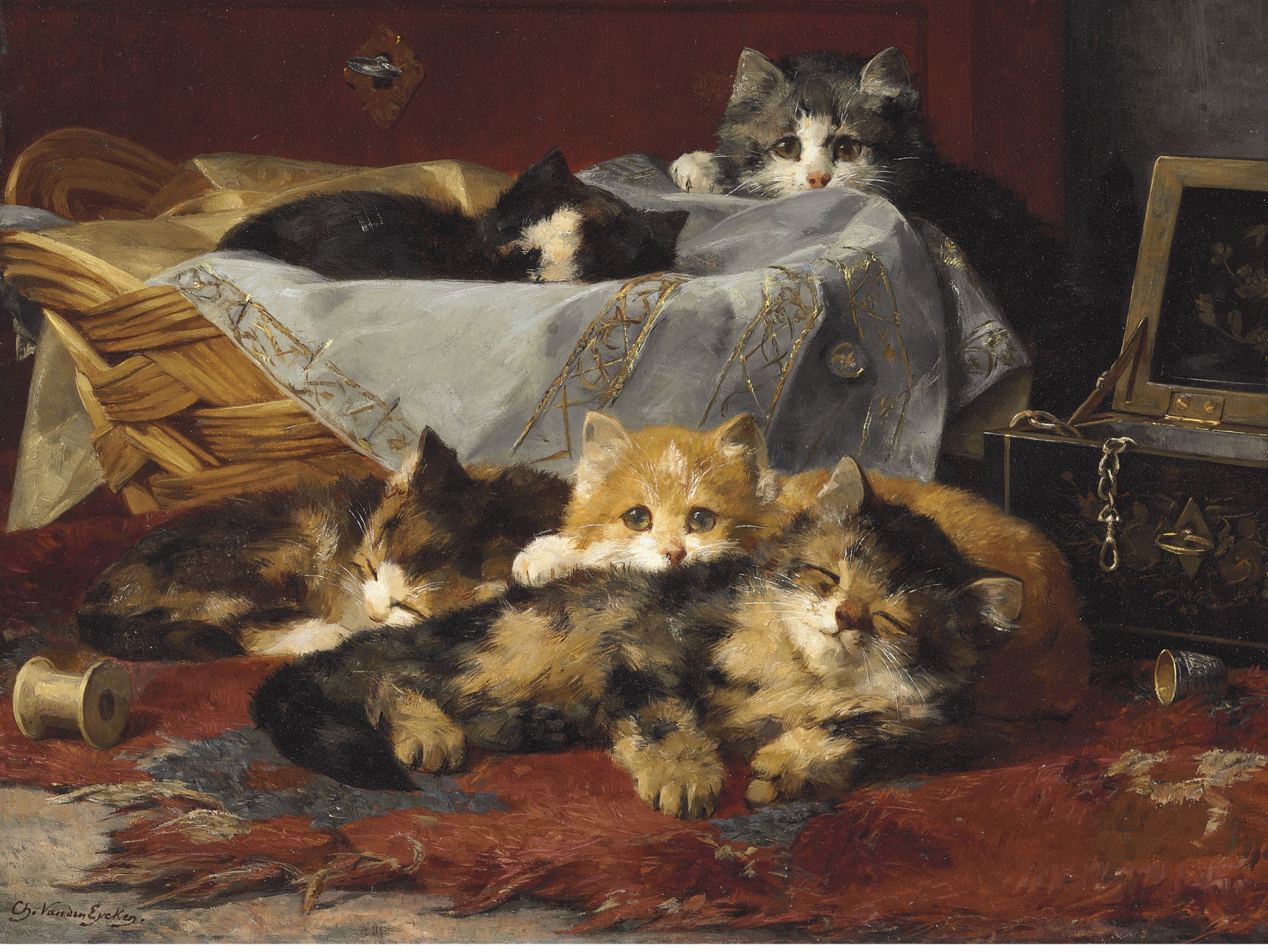 Charles Van Den Eycken Jr. (Belgian, 1859-1923)