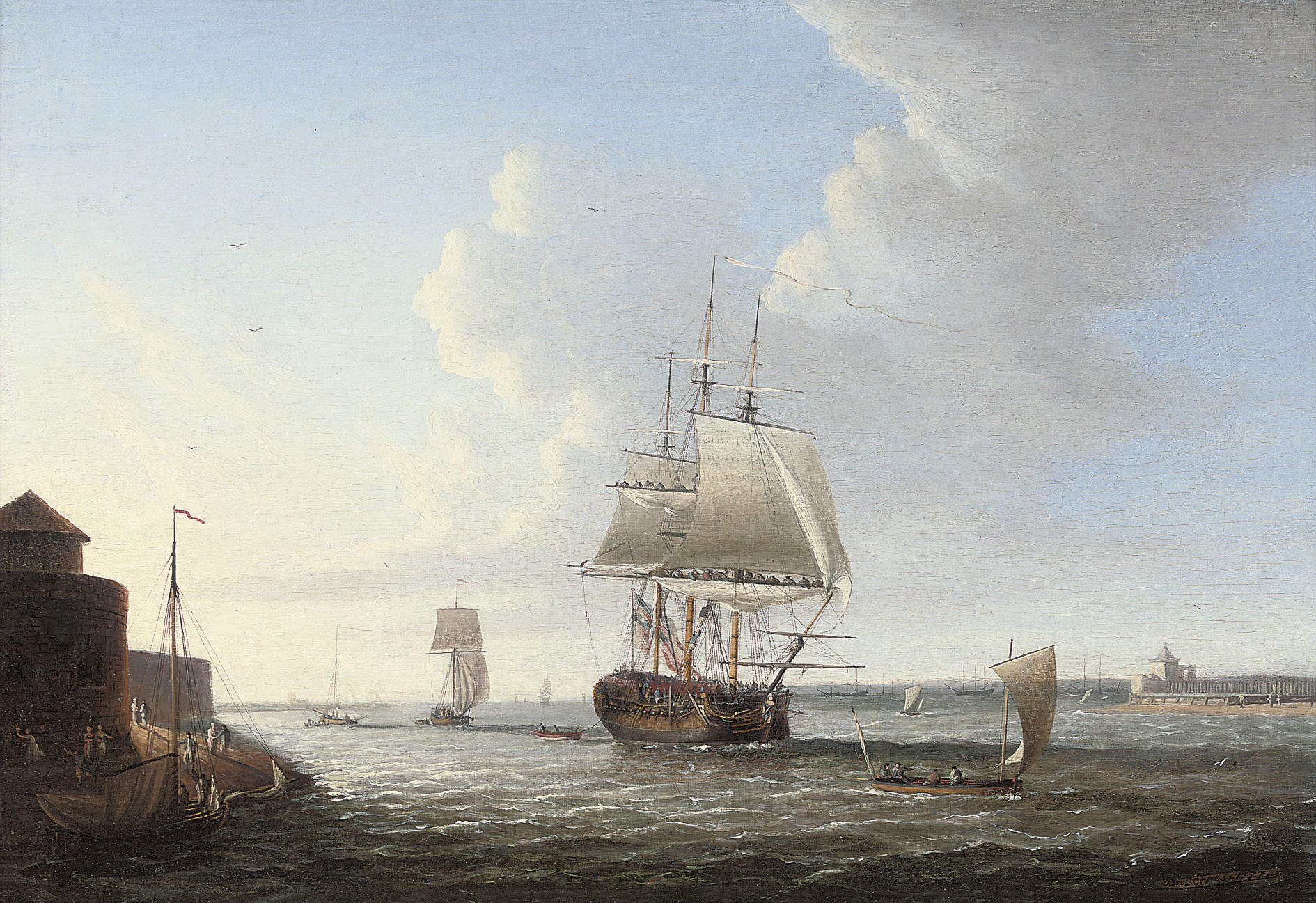 Dominic Serres, R.A. (1719-1793)