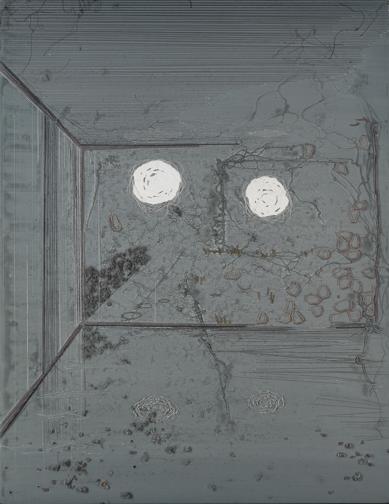 Michael Raedecker (b. 1963)
