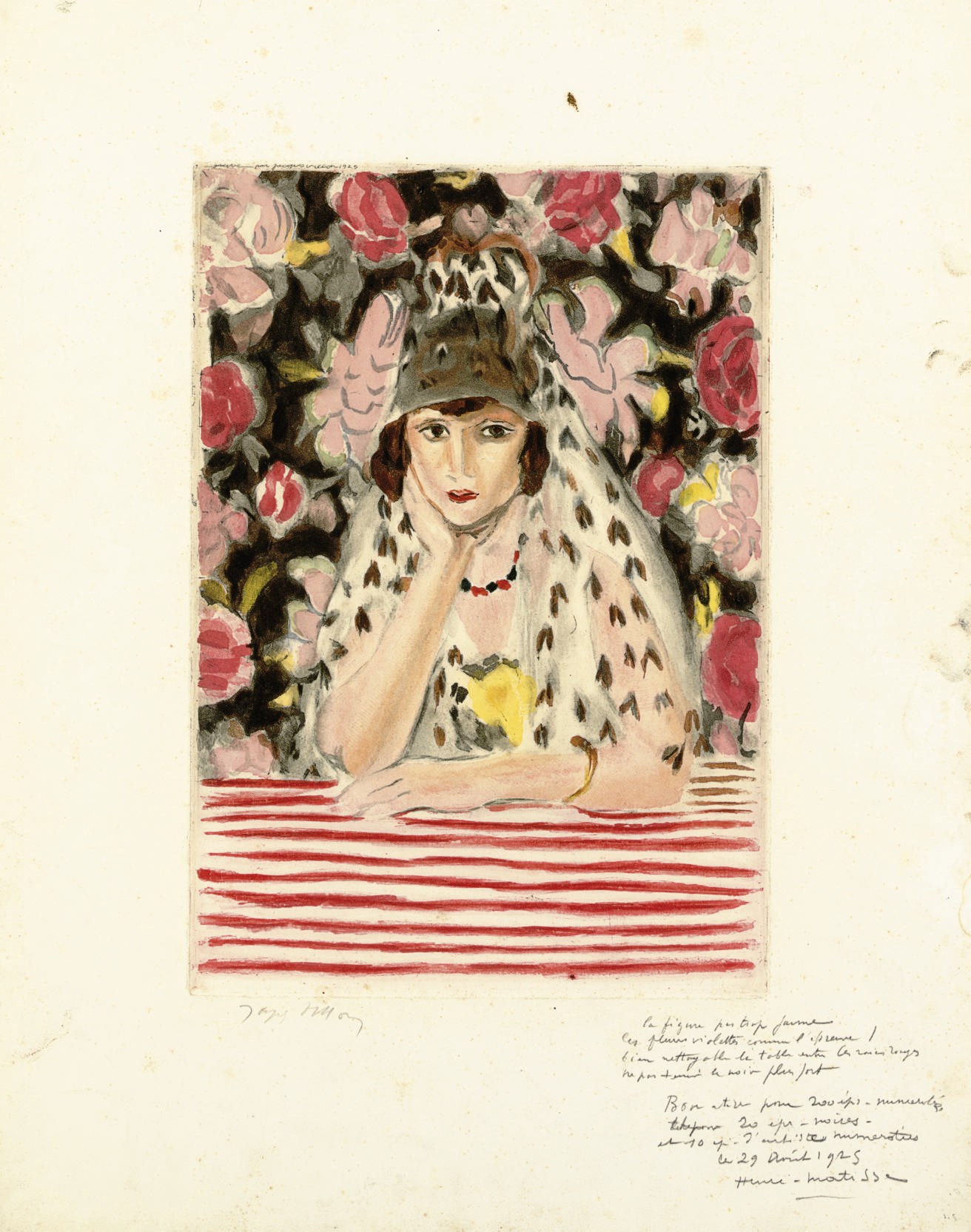 AFTER HENRI MATISSE 
BY JACQUES VILLON