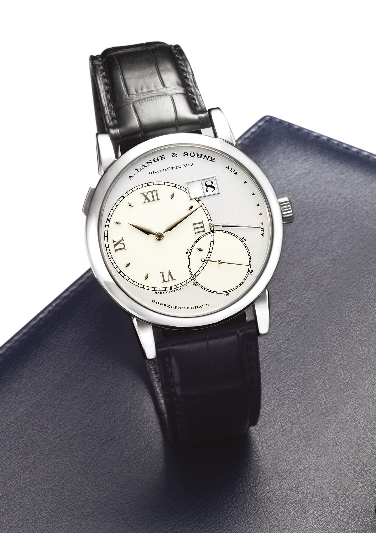 A. LANGE & SÖHNE, "GRAND LANGE 1"

PLATINUM MANUAL-WINDING WRISTWATCH WITH DATE DISPLAY AND POWER-RESERVE INDICATION