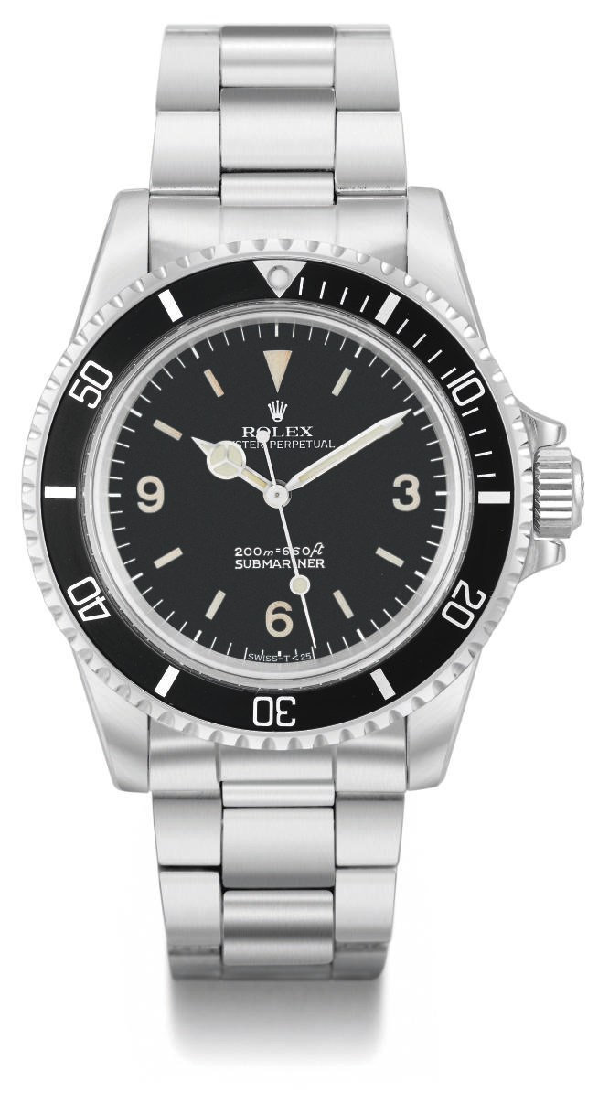 Rolex. A stainless steel automatic wristwatch with sweep centre seconds and bracelet
