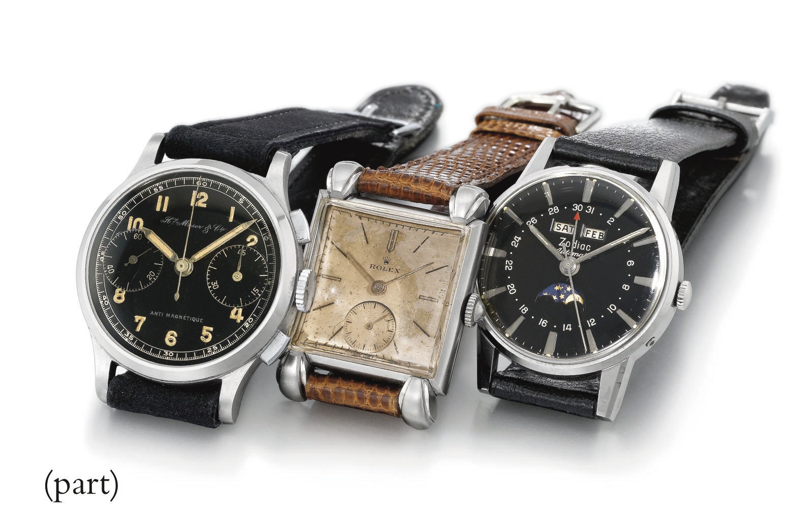 A group of 20 watch lots containing a total of 21 wristwatches