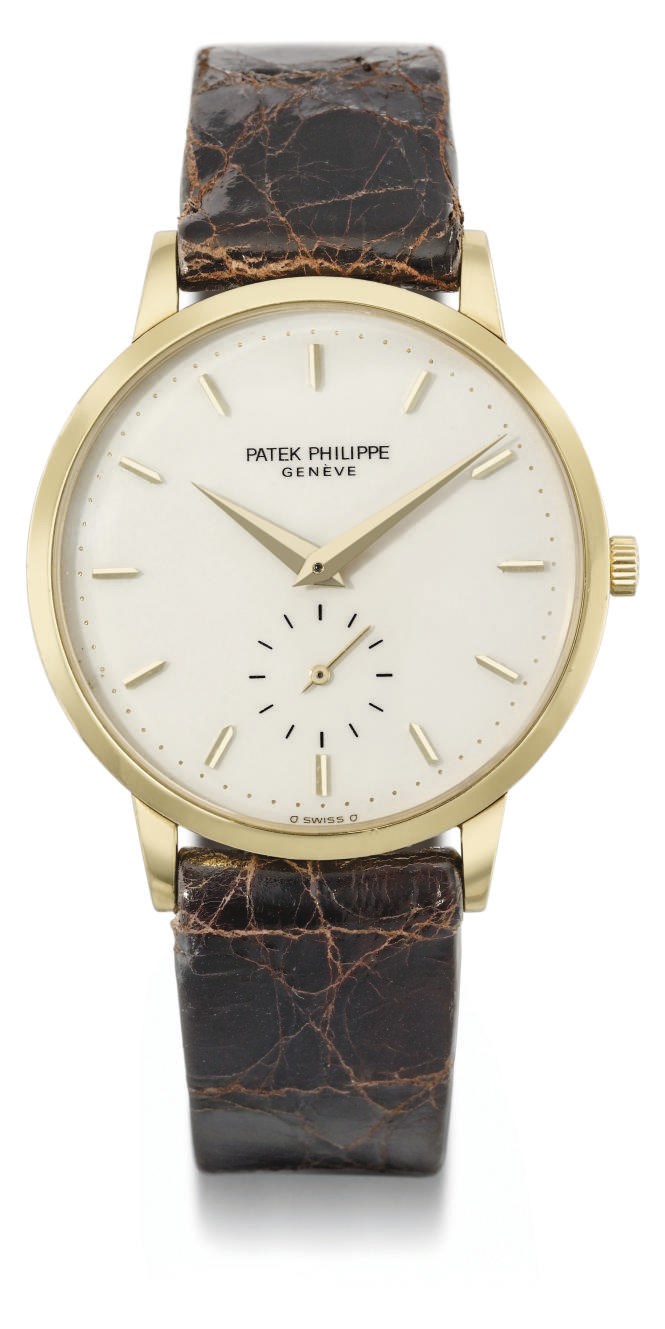 Patek Philippe. A fine 18K gold wristwatch