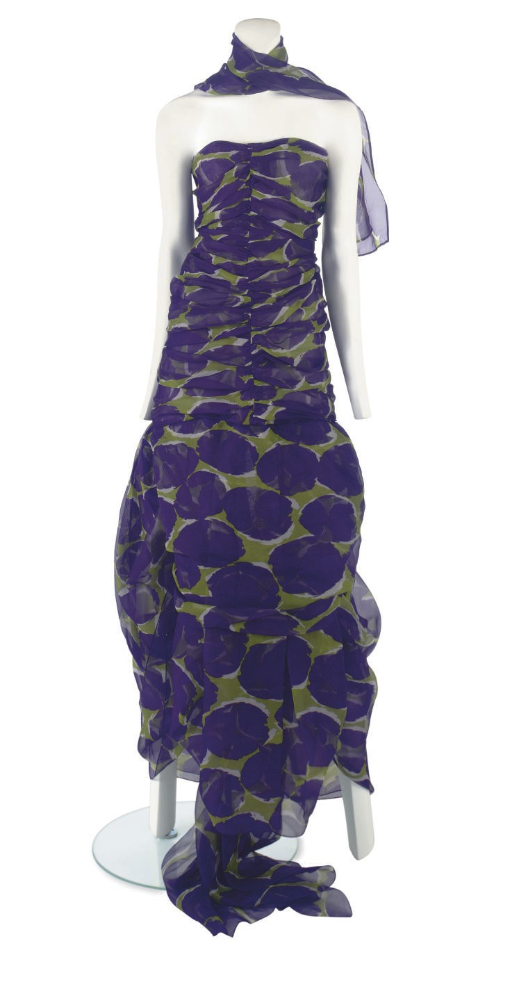 YVES SAINT LAURENT (1936-2008)
A FOURREAU SHEATH DRESS