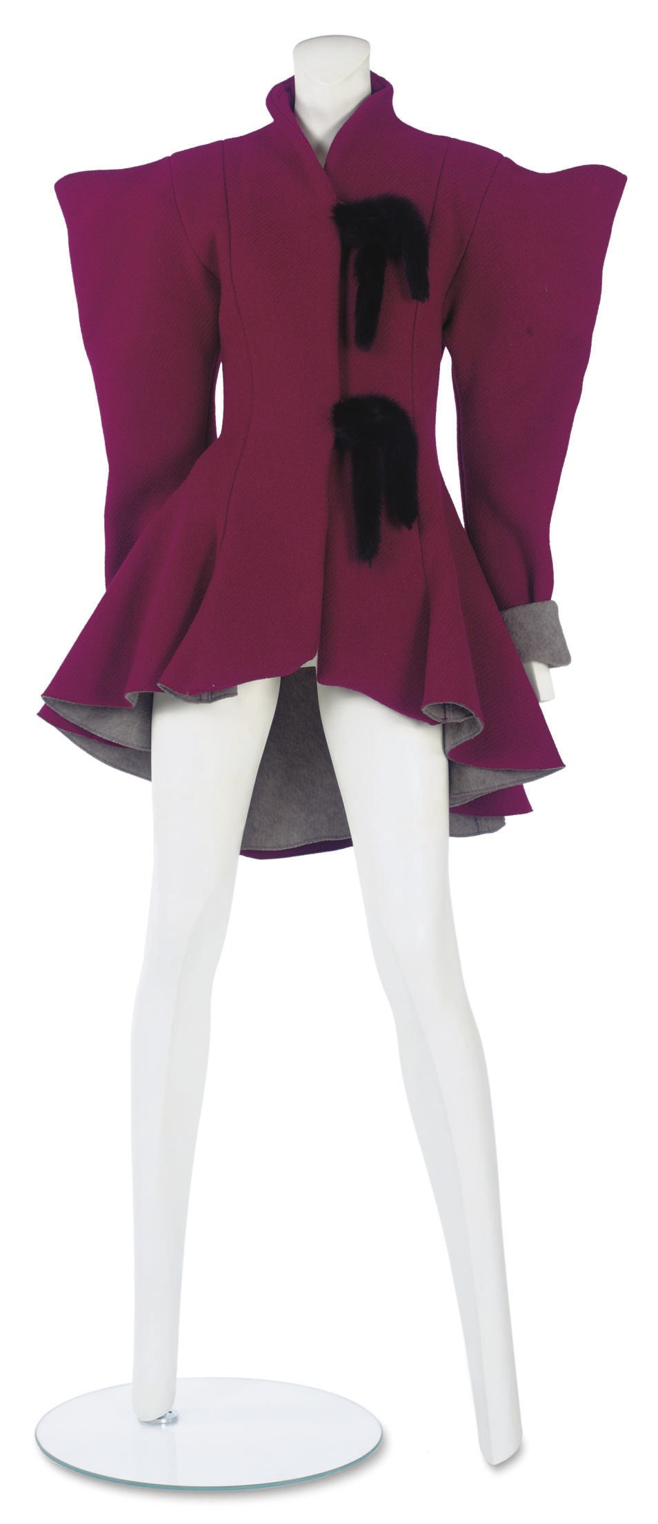 NORMA KAMALI (B.1945)
AN EDWARDIAN-STYLE COAT