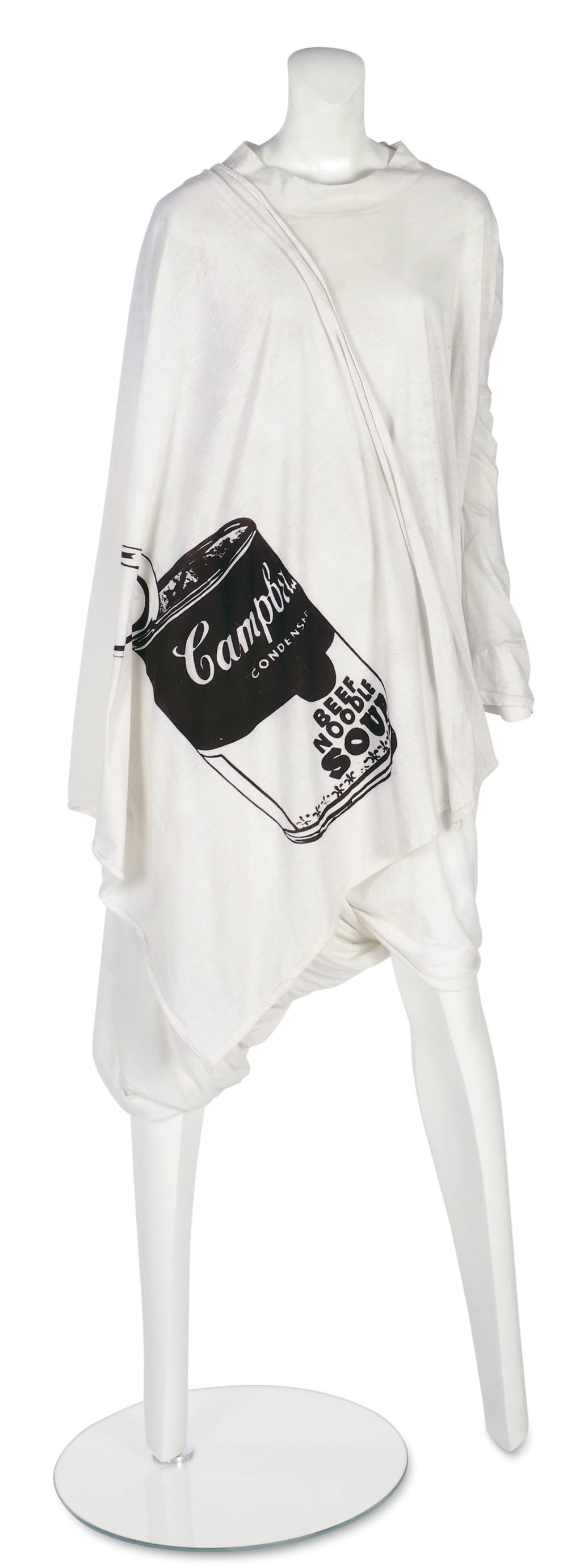 WORLD'S END (F.1981)    
A 'NOSTALGIA OF MUD' (BUFFALO) COLLECTION TOGA DRESS WITH 'WARHOL' PRINT