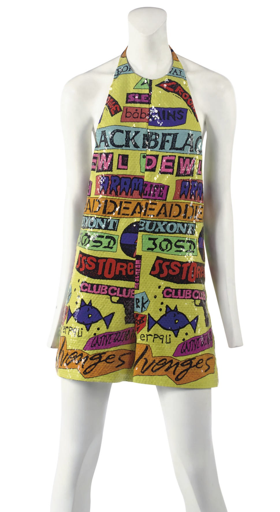STEPHEN SPROUSE (1953-2004)
A HALTER-NECK CULOTTE DRESS