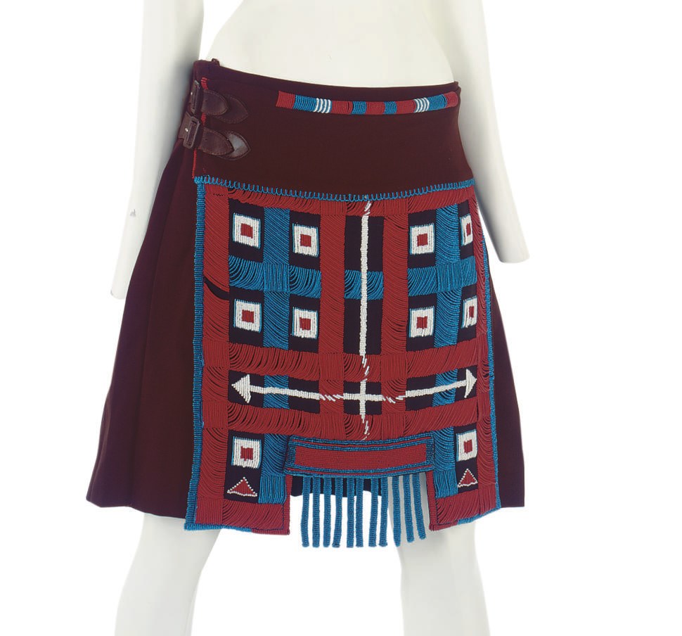 JEAN-PAUL GAULTIER (B.1952)
A KILT, 'ET DIEU CREA L'HOMME' COLLECTION