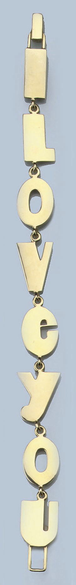 A GOLD NOVELTY BRACELET