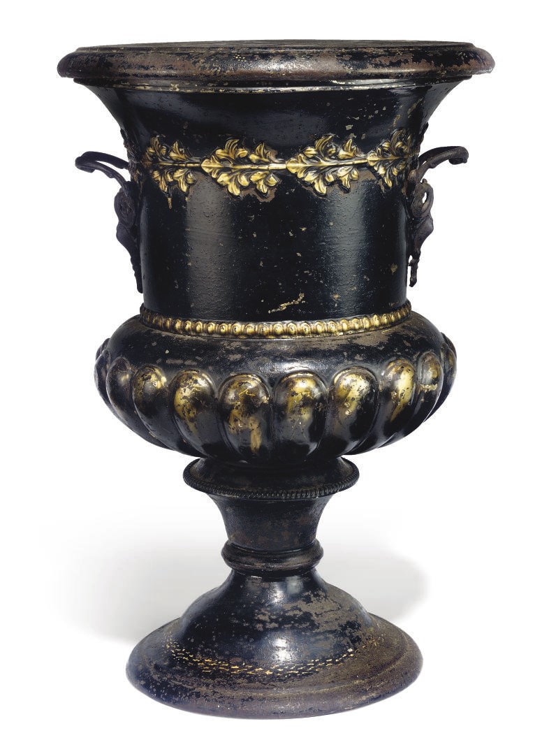 A VICTORIAN TÔLE PEINTE PURDONIUM