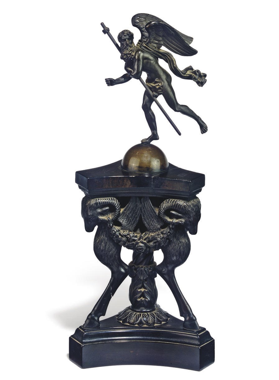 AN ANGLO-INDIAN EBONY PLINTH