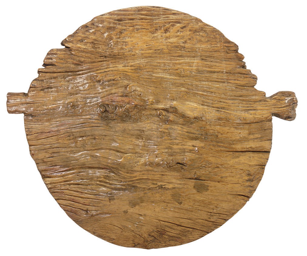 AN ITALIAN OLIVEWOOD WELL HEAD COVER