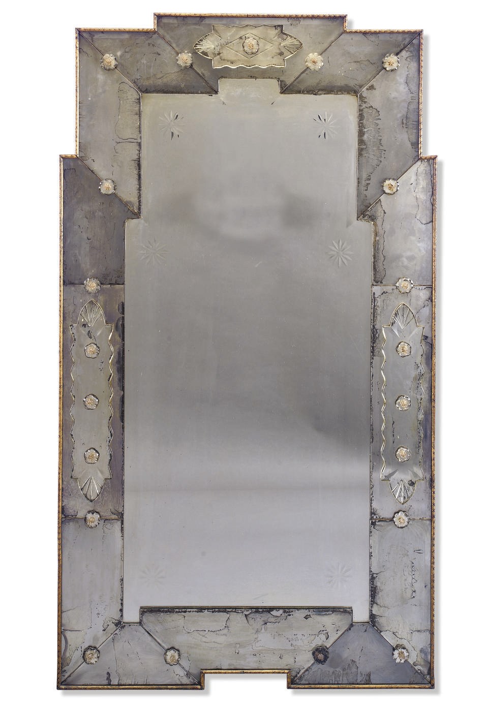 A FRENCH ART DECO MIRROR
