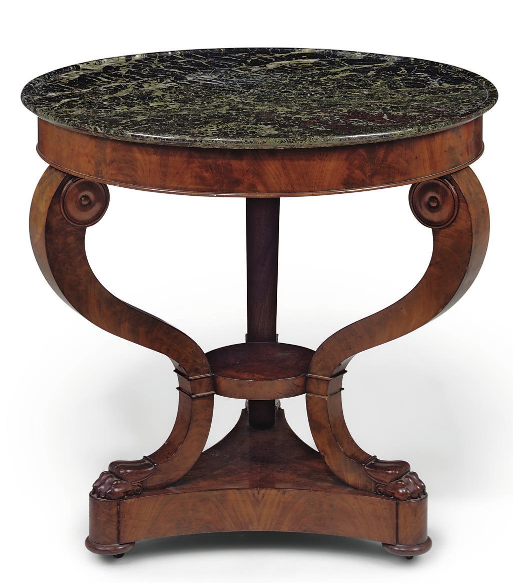 A LOUIS PHILIPPE MAHOGANY GUÉRIDON
