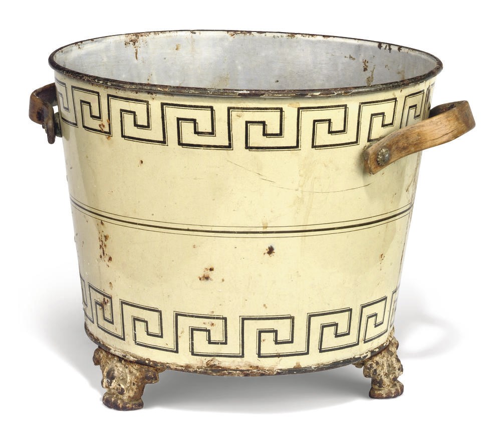 A TÔLE PEINTE CACHE-POT