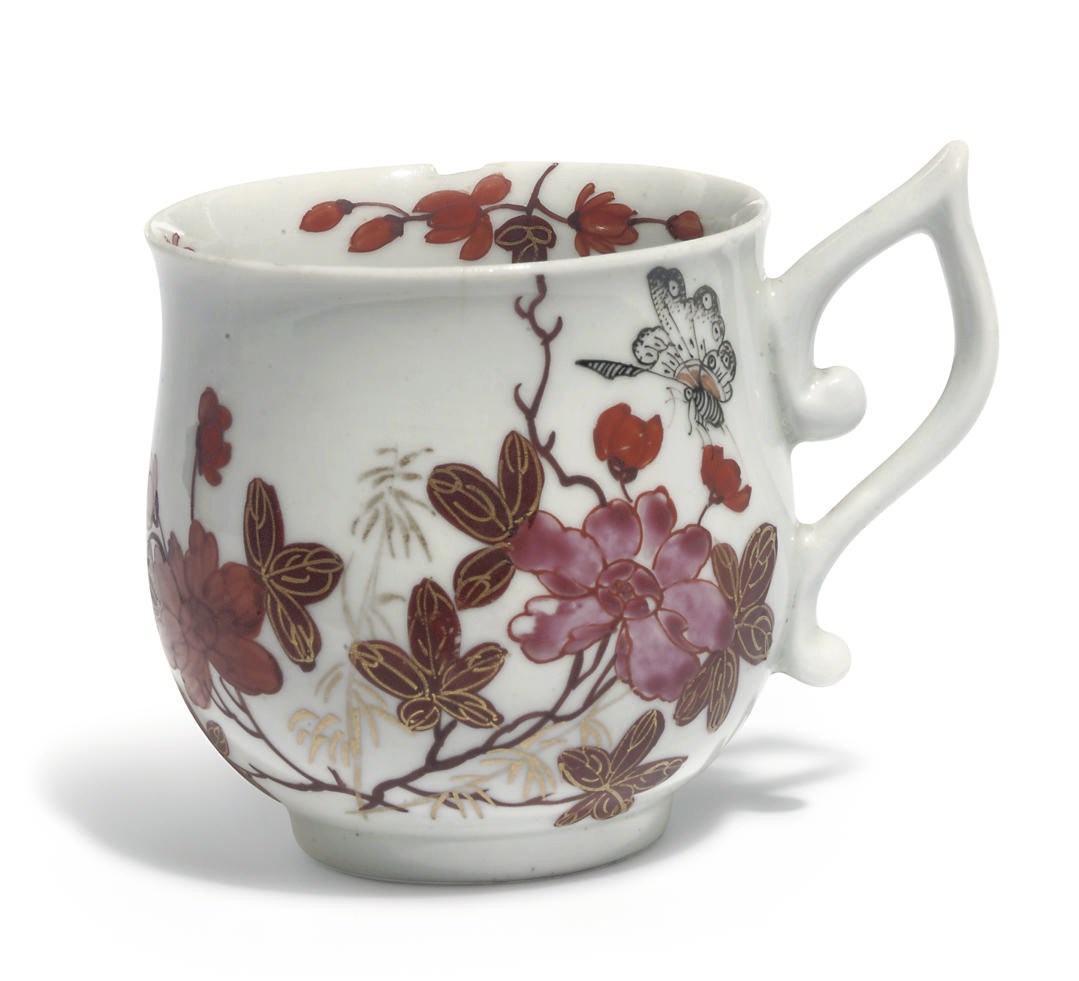 A WORCESTER BALUSTER COFFEE-CUP