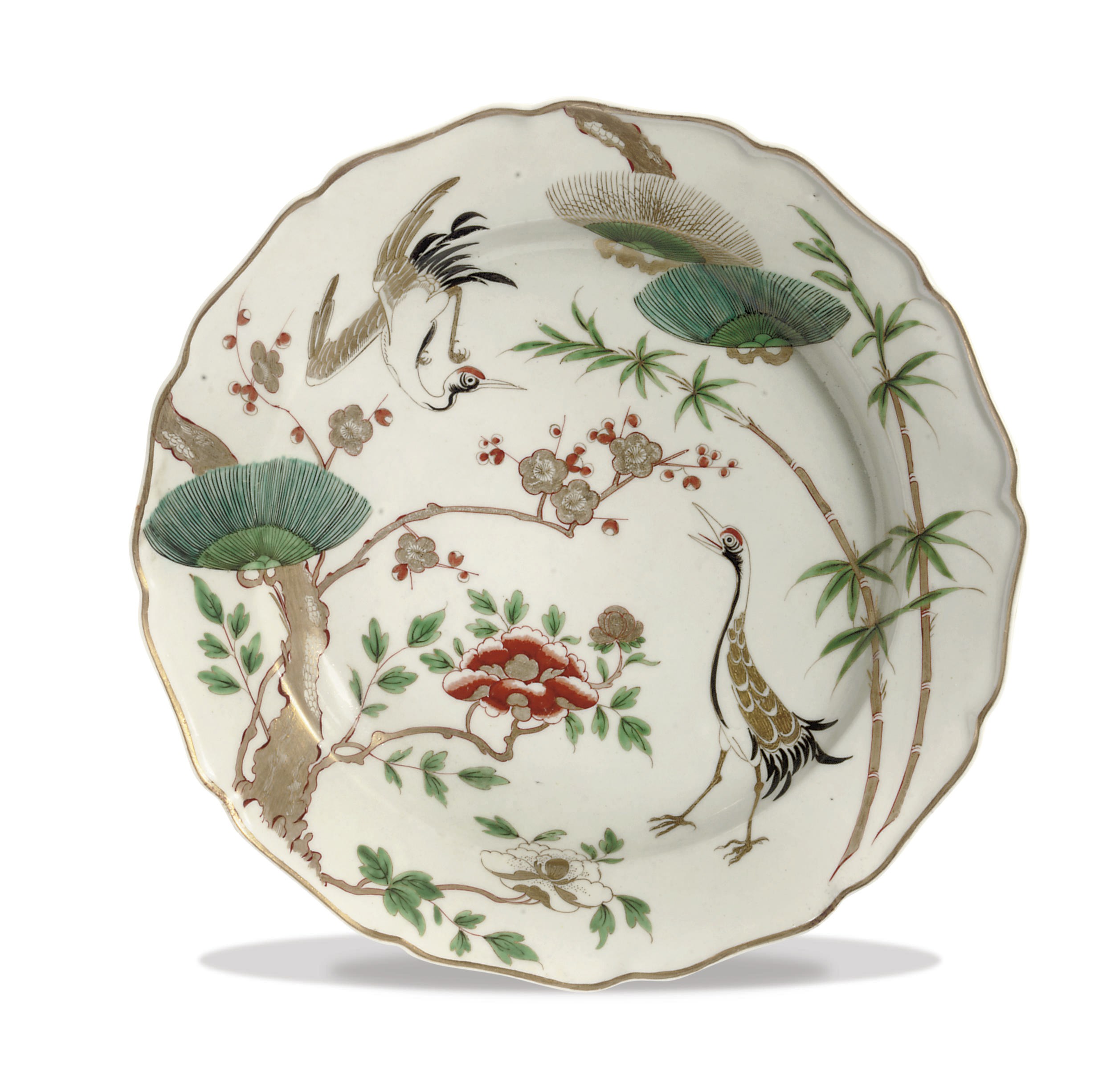 A WORCESTER PLATE