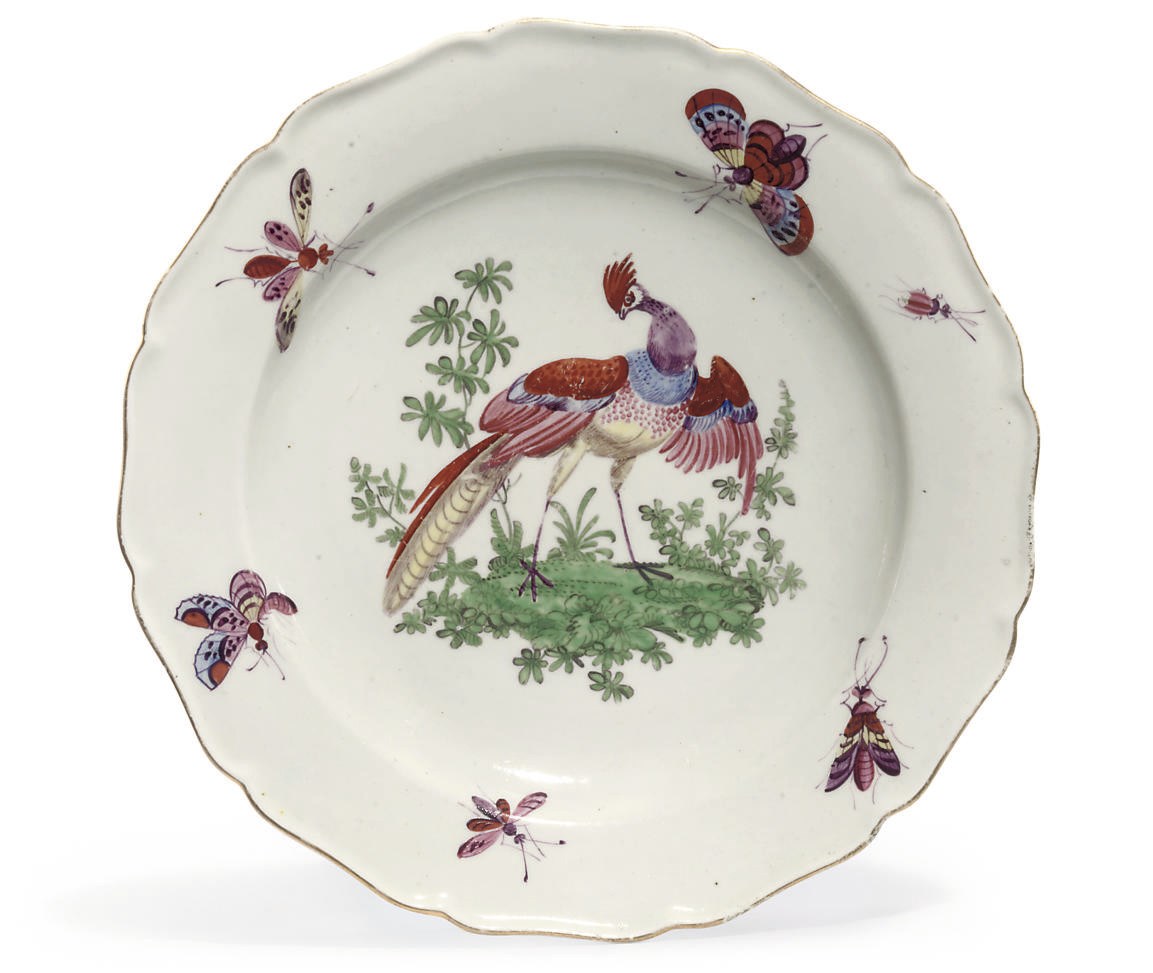 A WORCESTER PLATE