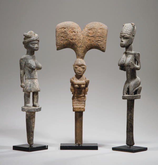 TROIS SCEPTRES YOROUBA