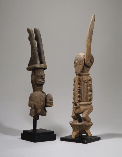 DEUX STATUETTES IBO IKENGA