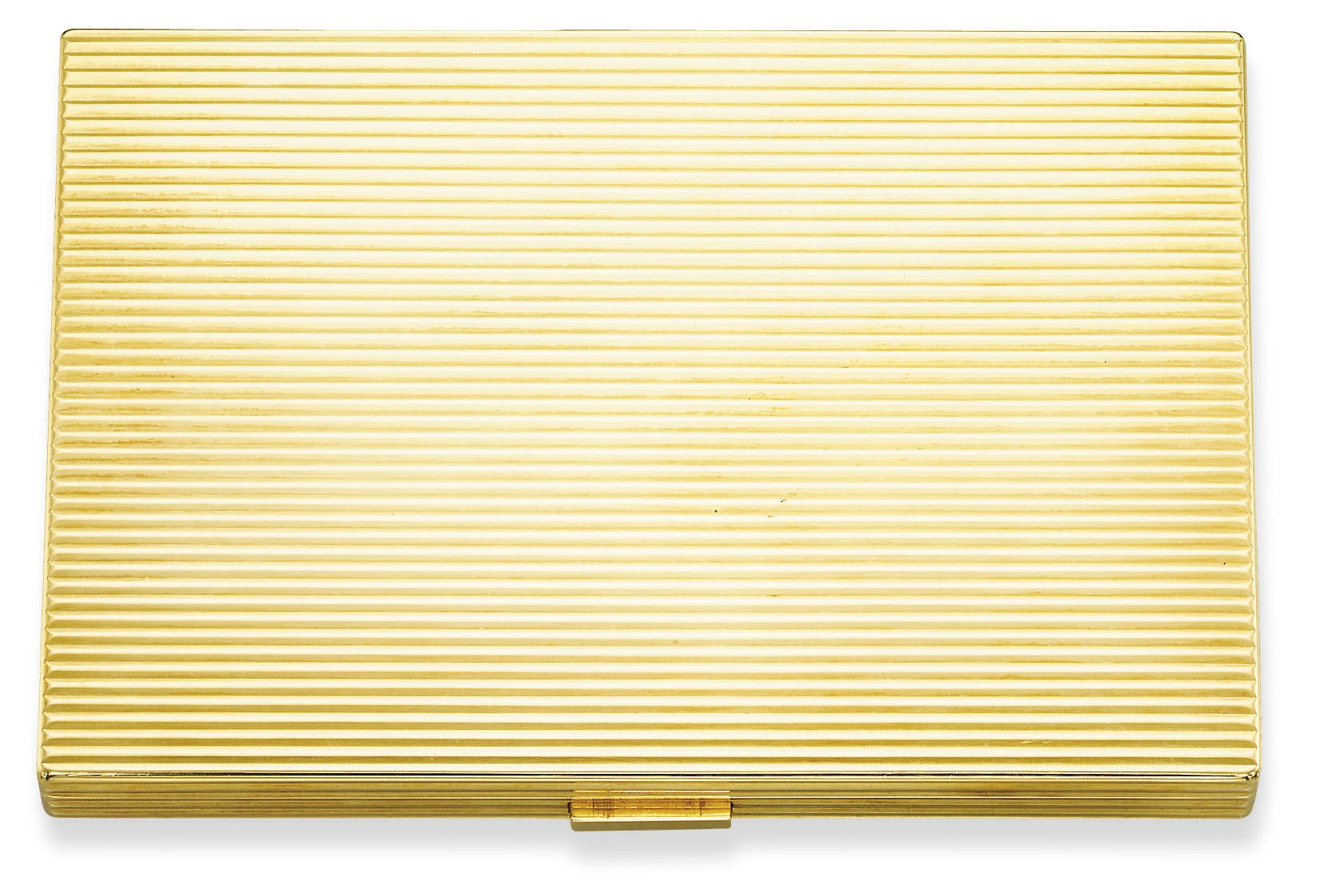 A GOLD CIGARETTE CASE