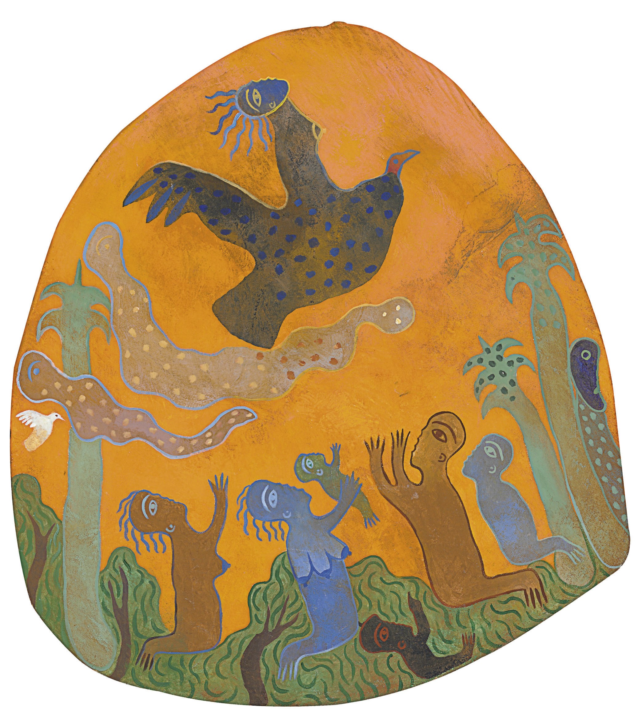 Manuel Mendive (Cuban b. 1944)