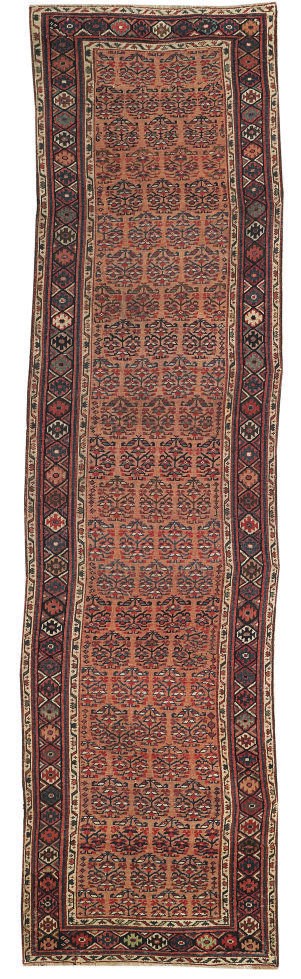 An antique Bijar runner