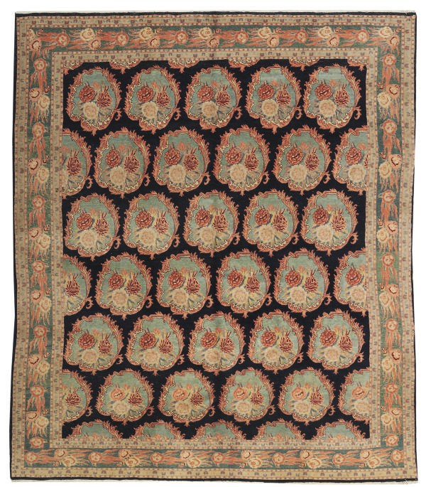 A fine North-West Persian carpet of Gulfarang design