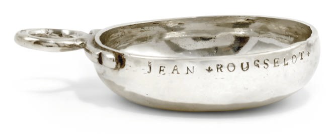 A FRENCH PROVINCIAL SILVER WINE TASTER