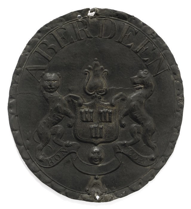 THE ABERDEEN FIRE AND LIFE INSURANCE COMPANY STAMPED LEAD FIRE MARK (78A)