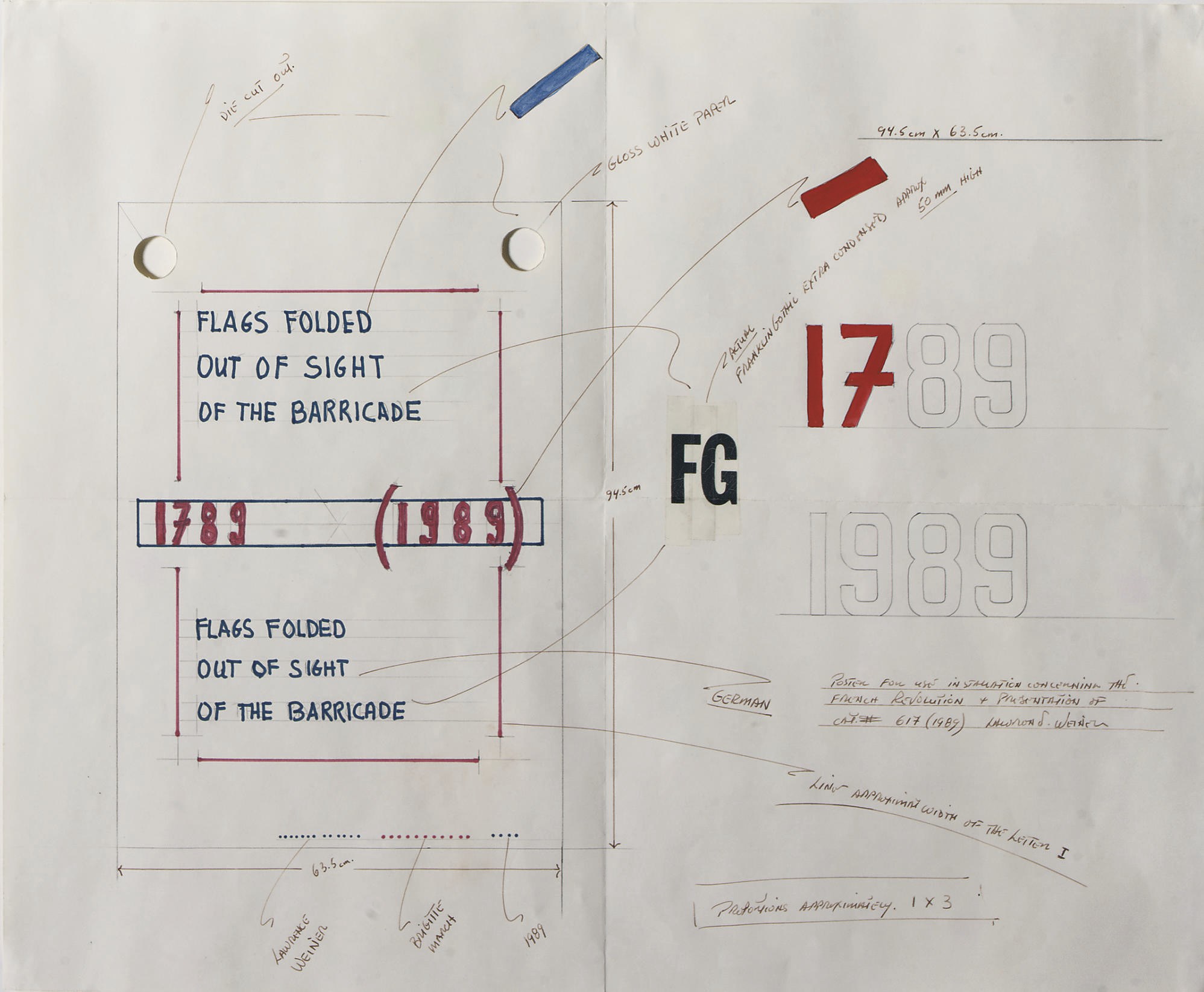 Lawrence Weiner (AMERICAN, B. 1942)