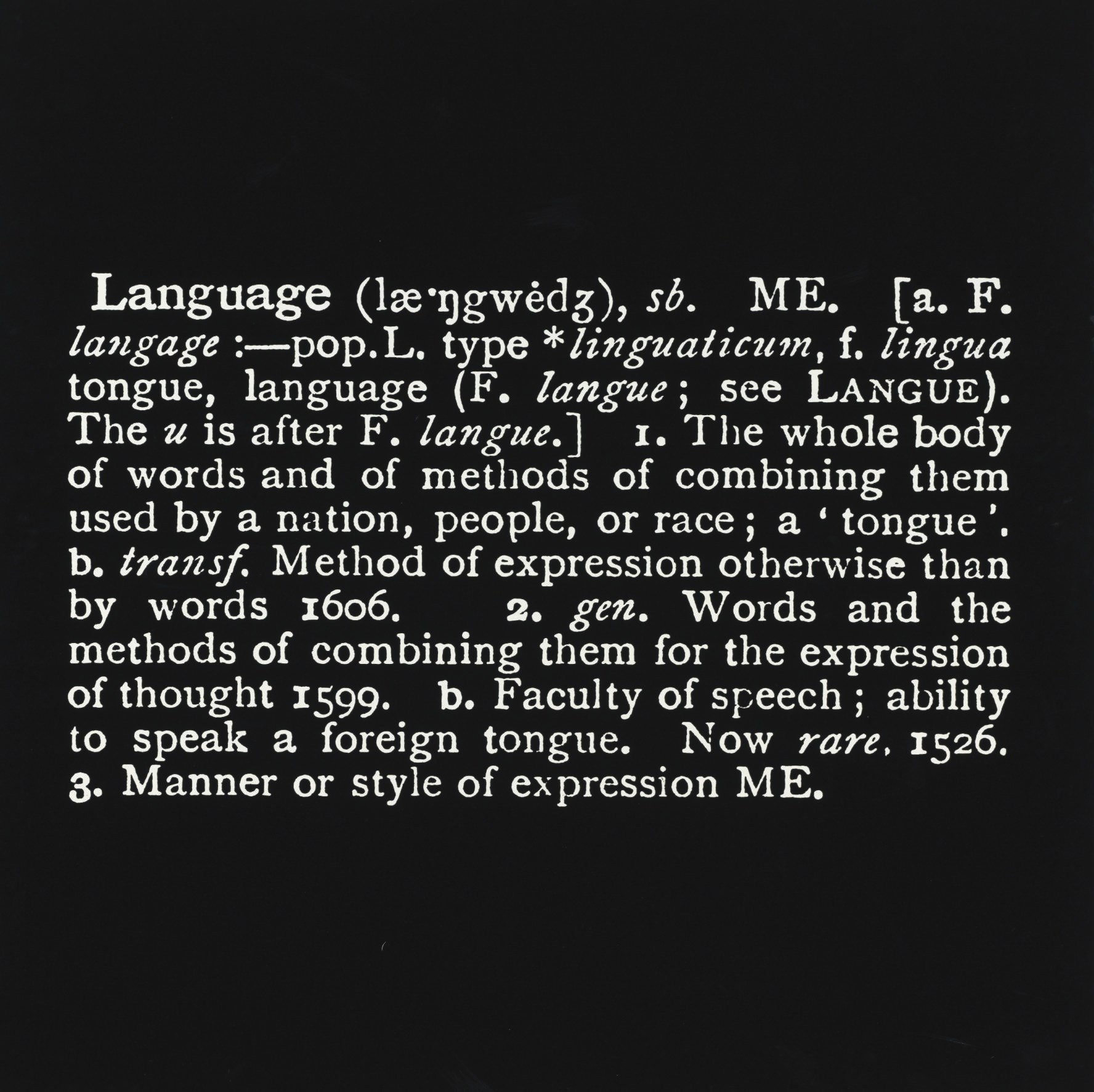 Joseph Kosuth (b. 1945)