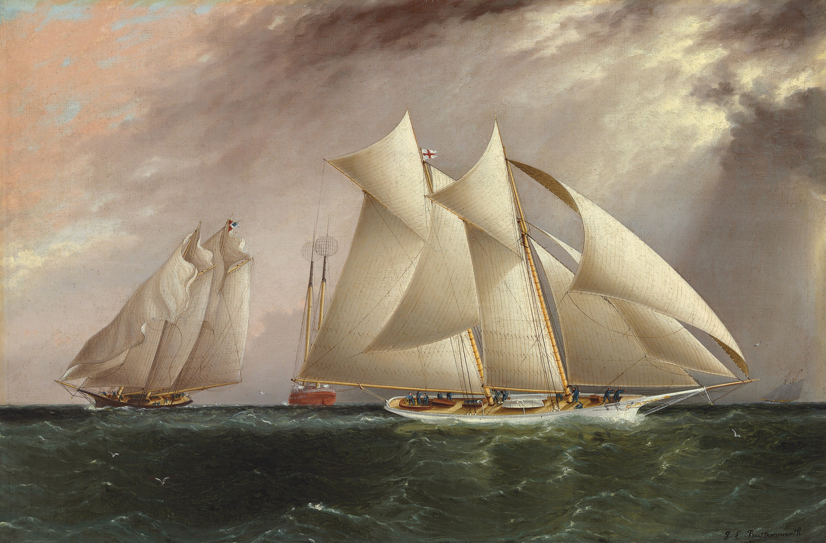 James Edward Buttersworth (American, 1817-1894)