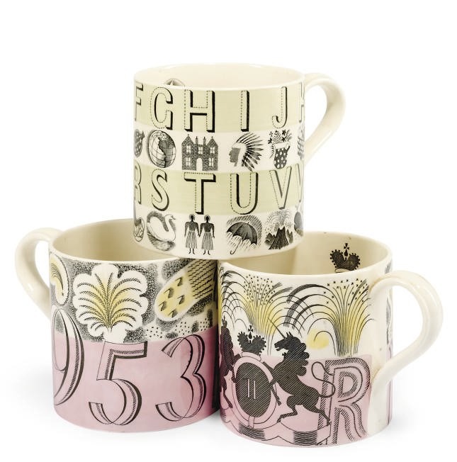 THREE WEDGWOOD MUGS