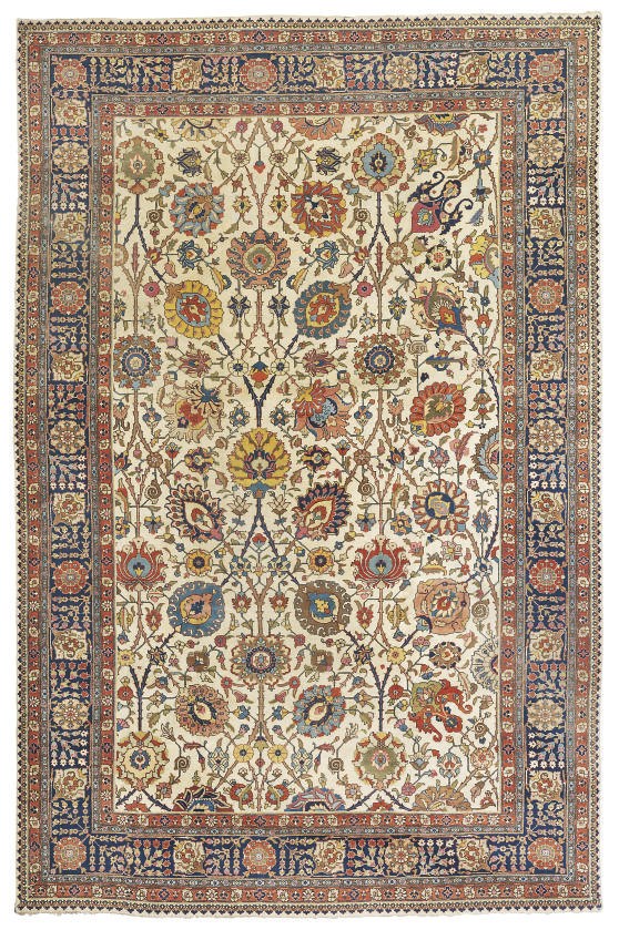 A fine Tabriz carpet