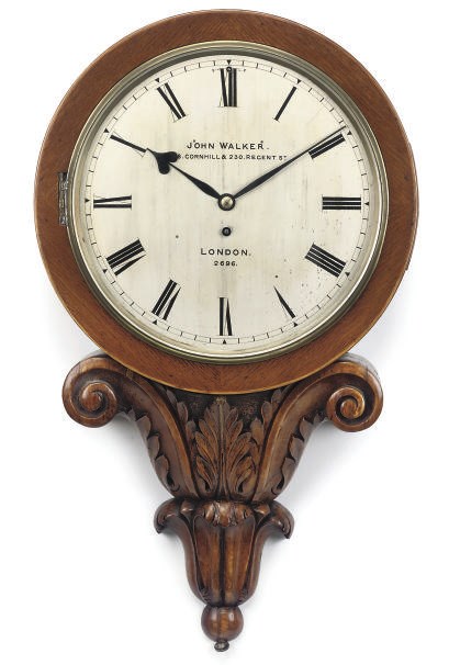 A Victorian substantial oak eight day wall clock