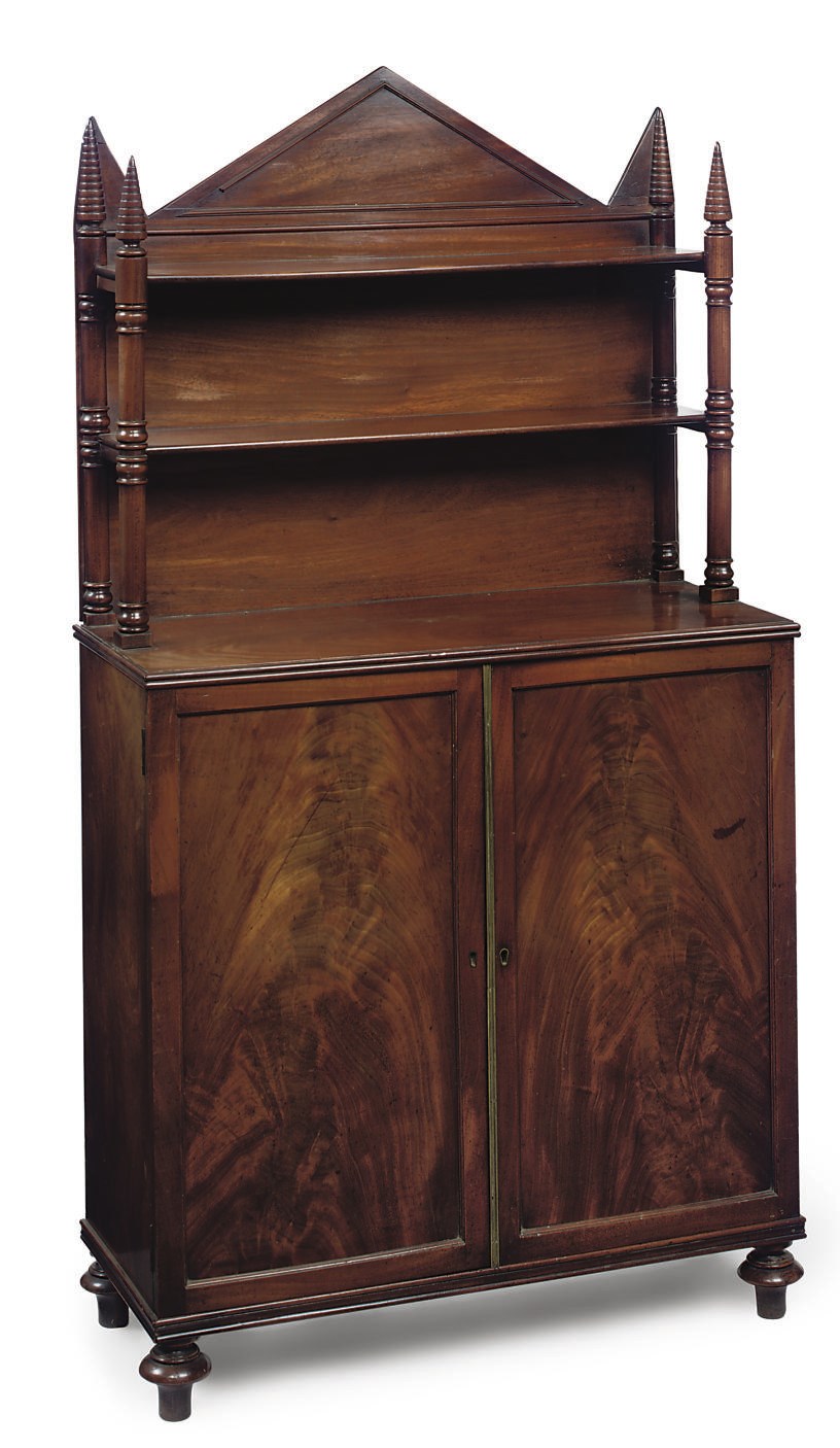 A REGENCY MAHOGANY CHIFFONIER