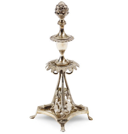 A PORTUGUESE SILVER TOOTHPICK HOLDER