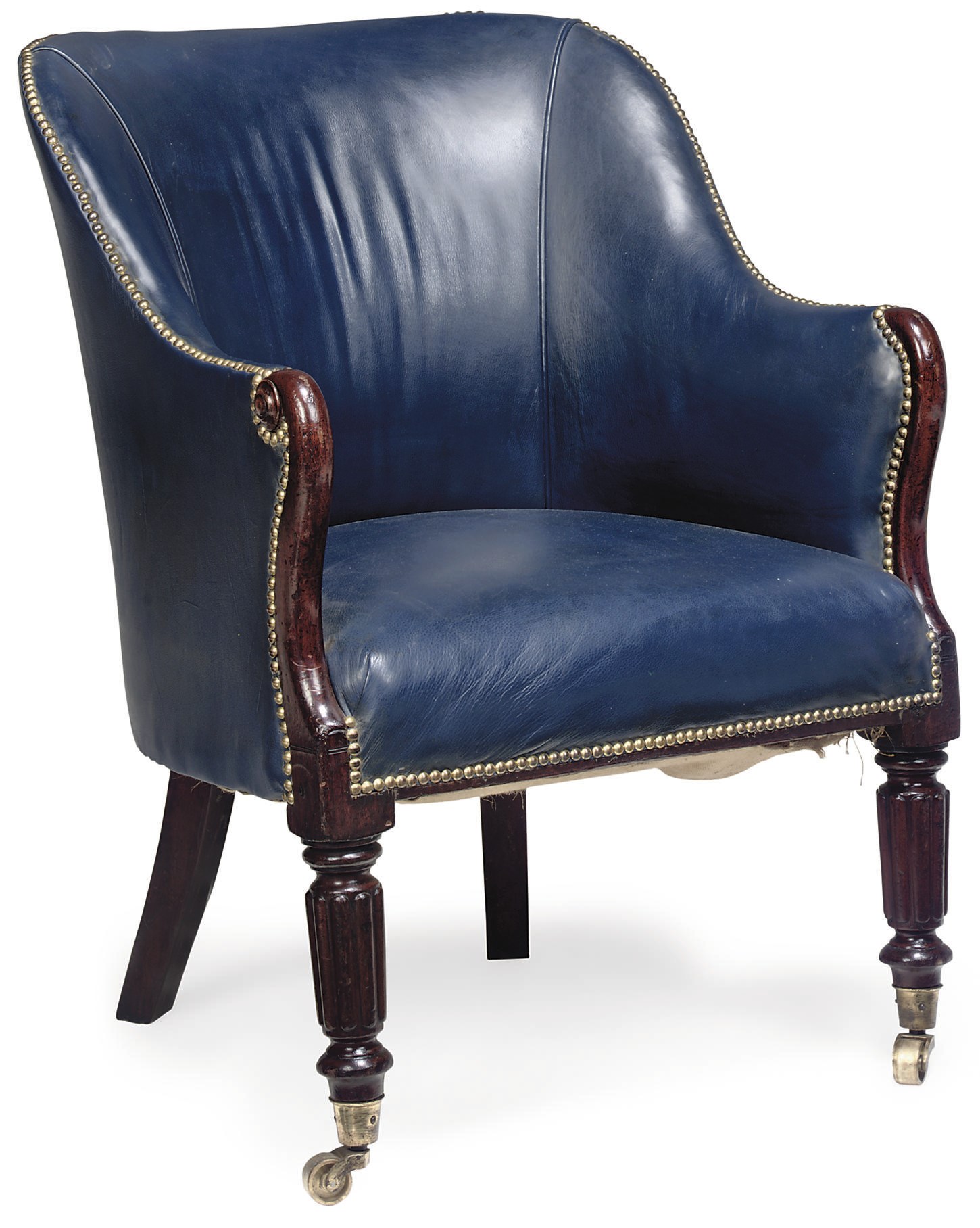 A REGENCY MAHOGANY BERGERE