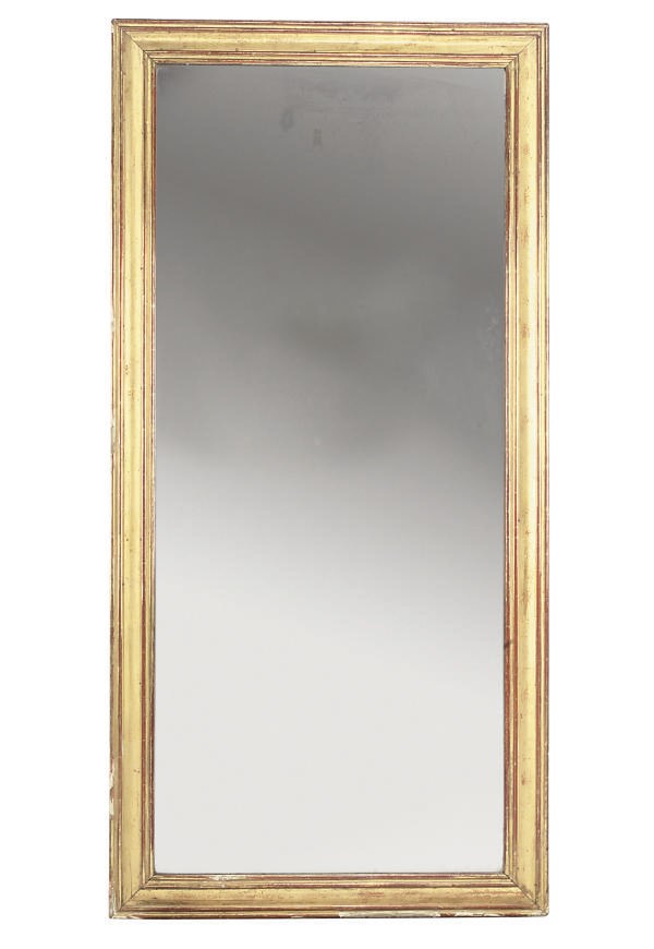 A VICTORIAN GILTWOOD PIER MIRROR