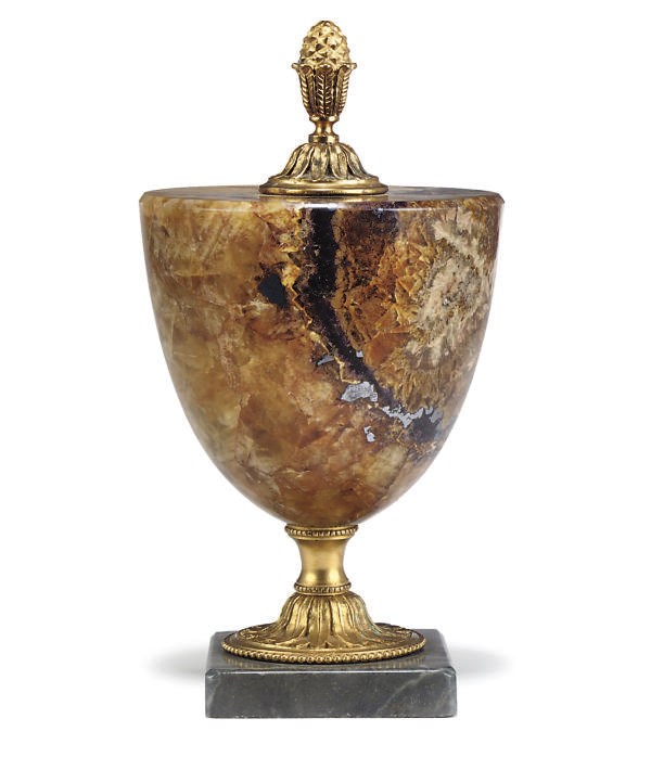 A REGENCY BLUE JOHN URN