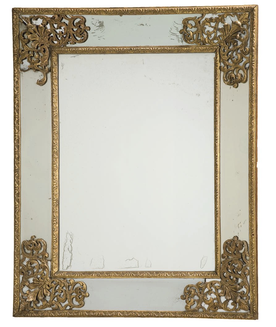 MIROIR A PARE-CLOSES D'EPOQUE REGENCE